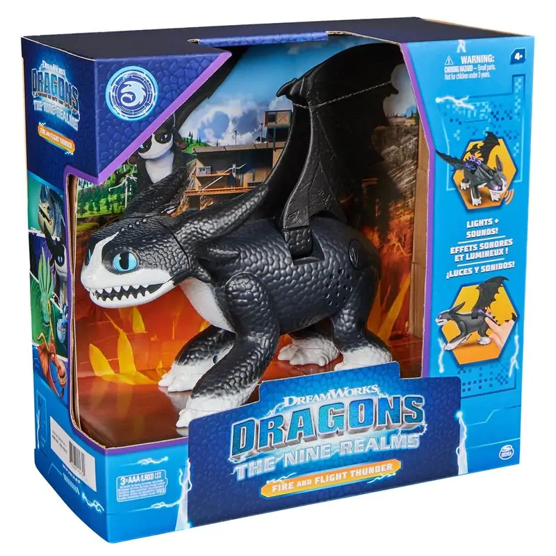 How to Train Your Dragon The Nine Realms Fire and Flight Thunder interactive dragon product photo