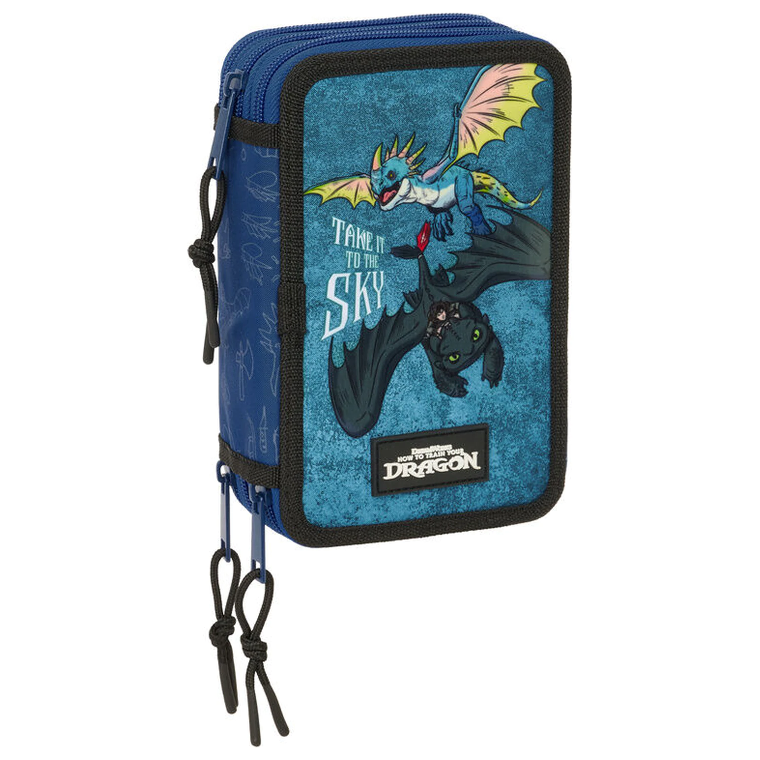 How to Train Your Dragon pencil case 37pcs product photo