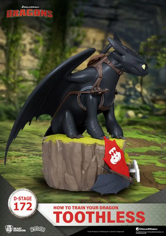 How To Train Your Dragon Toothless Statue 14 cm termékfotó