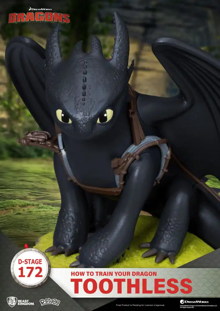 How To Train Your Dragon Toothless Statue 14 cm termékfotó