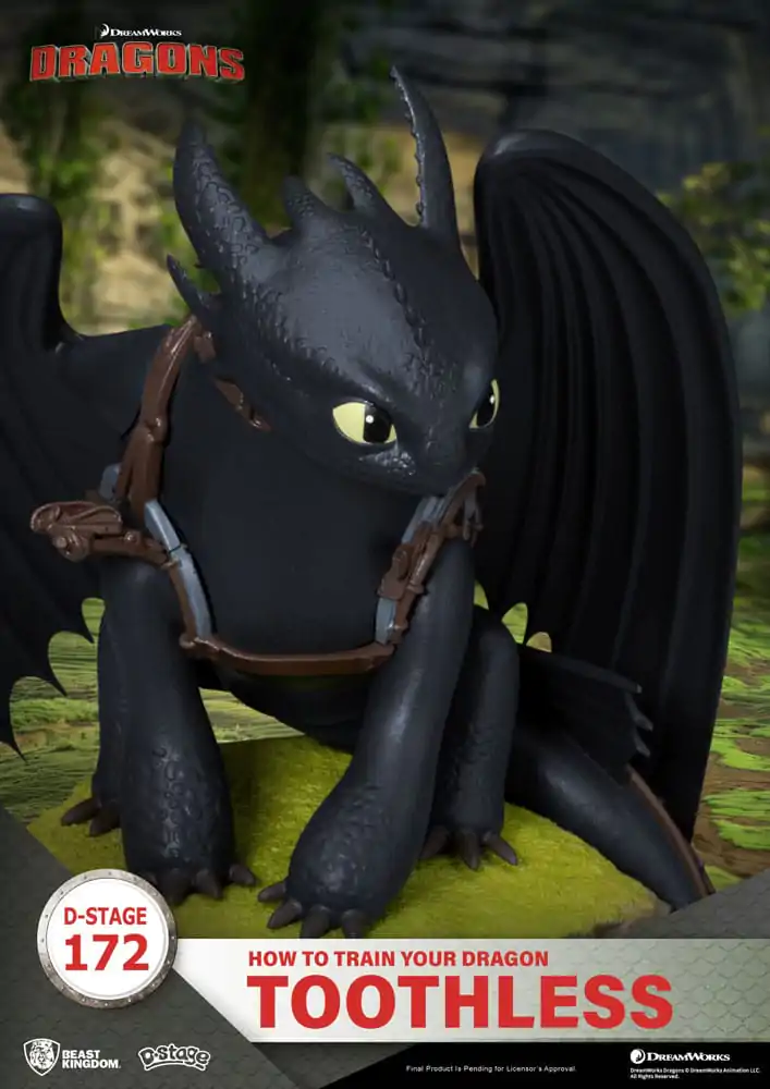 How To Train Your Dragon Toothless Statue 14 cm termékfotó