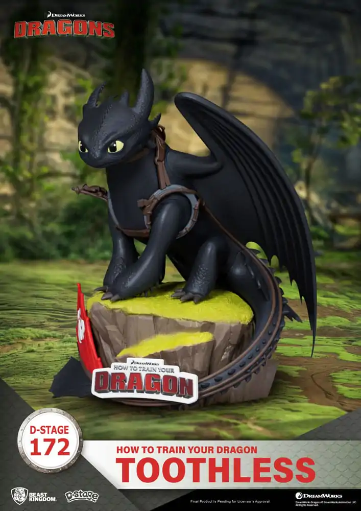 How To Train Your Dragon Toothless Statue 14 cm termékfotó