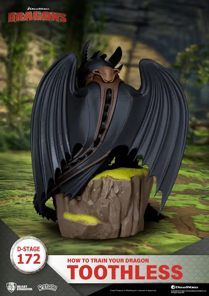 How To Train Your Dragon Toothless Statue 14 cm termékfotó