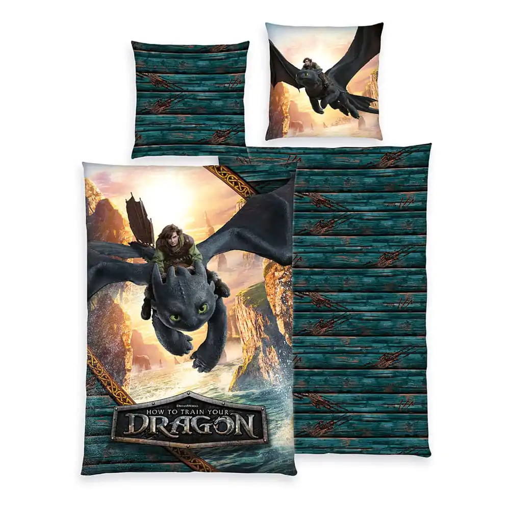 How to Train Your Dragon bed linen Ver. 2 135 x 200 cm product photo