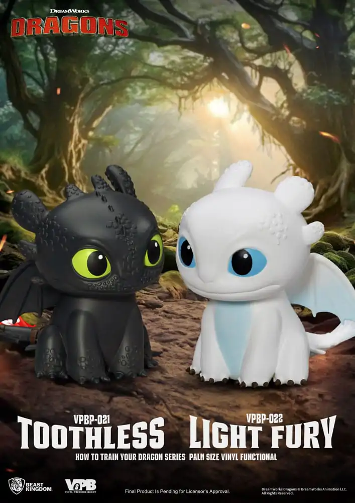 How To Train Your Dragon Piggy Vinyl Bank Light Fury 12 cm product photo