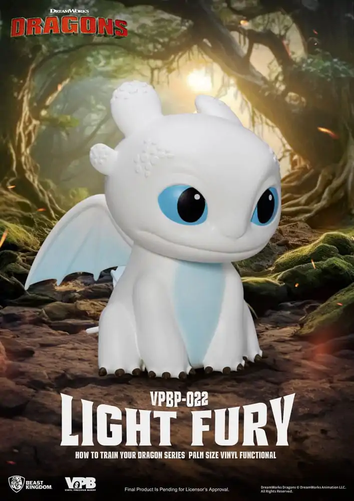 How To Train Your Dragon Piggy Vinyl Bank Light Fury 12 cm product photo
