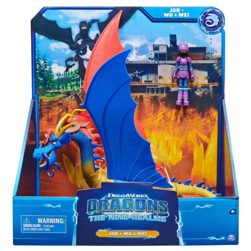 How to Train Your Dragon Wu and Wei The Nine Realms pack 2 figures product photo