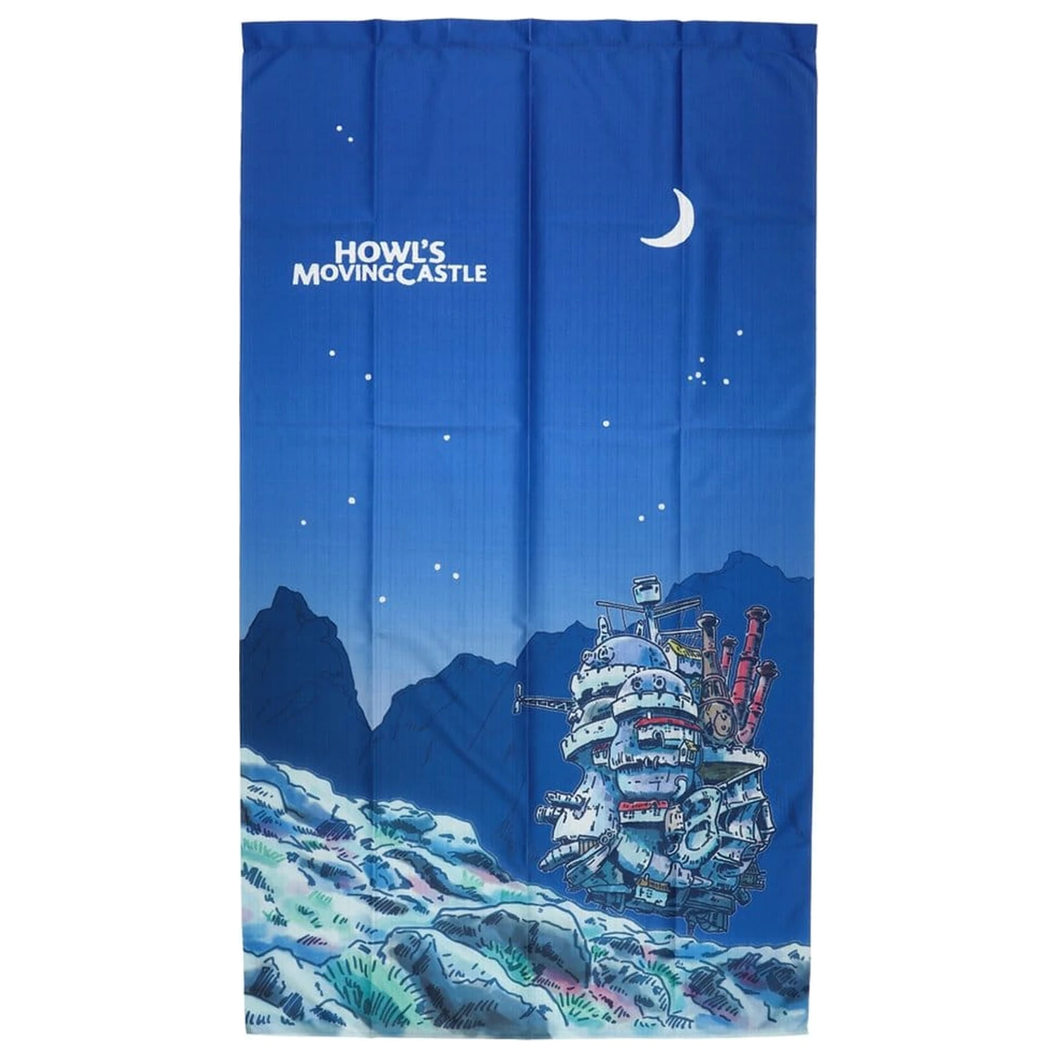 Howl's Moving Castle Noren Curtains Moonlit night product photo