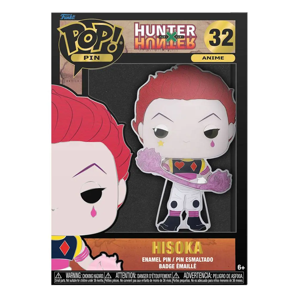 Hunter & Hunter POP! Enamel Pin Hisoka 10 cm termékfotó