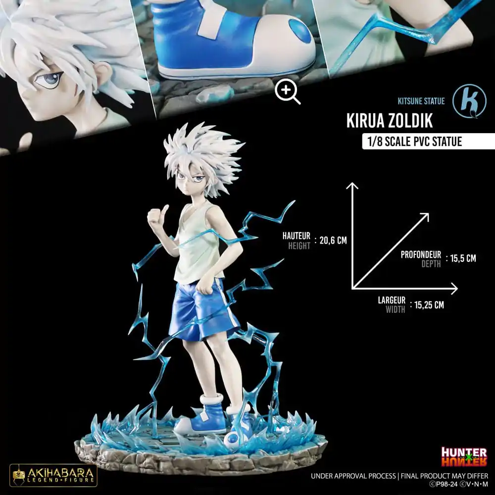 Hunter × Hunter Akihabara Legend Figure PVC Statue 1/8 Kirua (God Speed Mode) 21 cm termékfotó