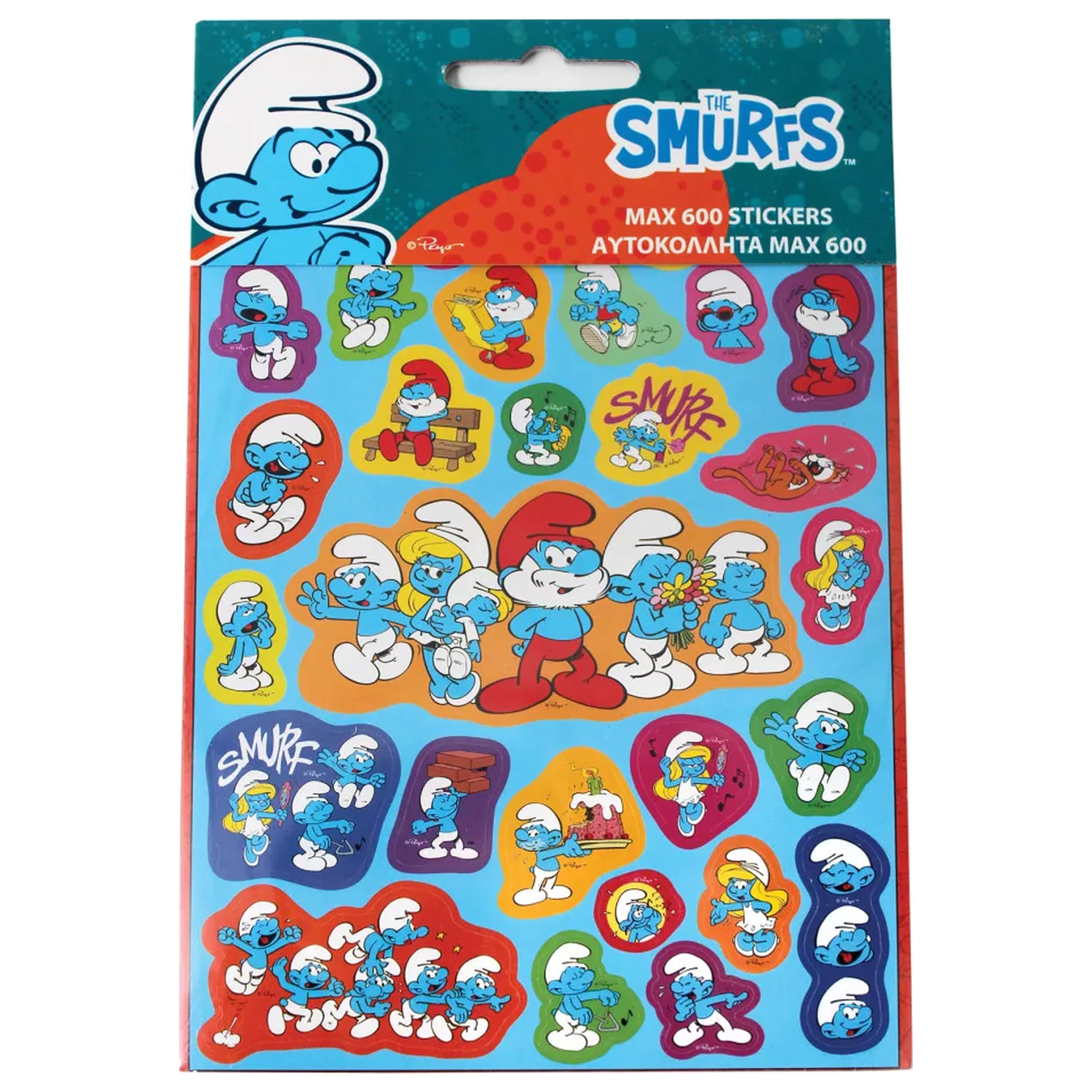 The Smurfs Family 600-piece Sticker Set product photo