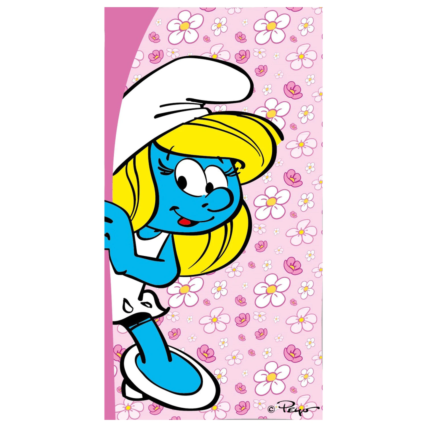 Smurfs Floral Fun Towel 70x140cm product photo