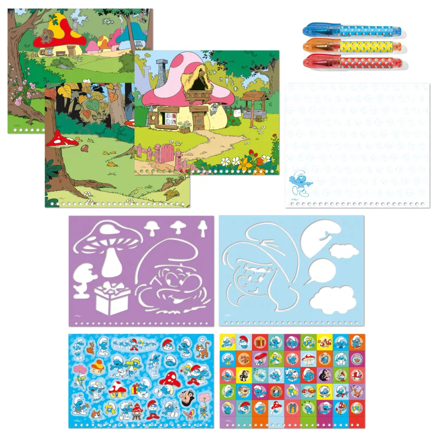 Smurfs Happy activity set product photo