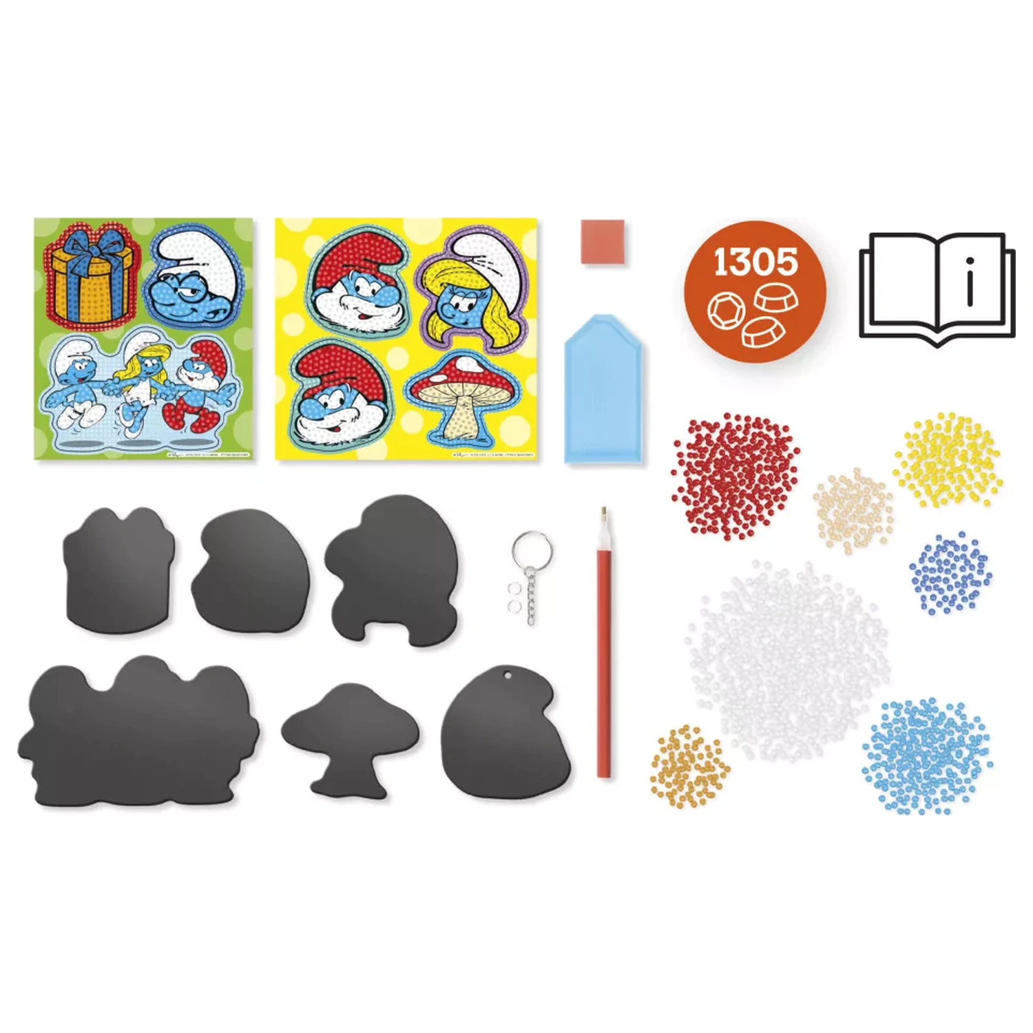 The Smurfs Happy Diamond-Dot Magnetic Set product photo