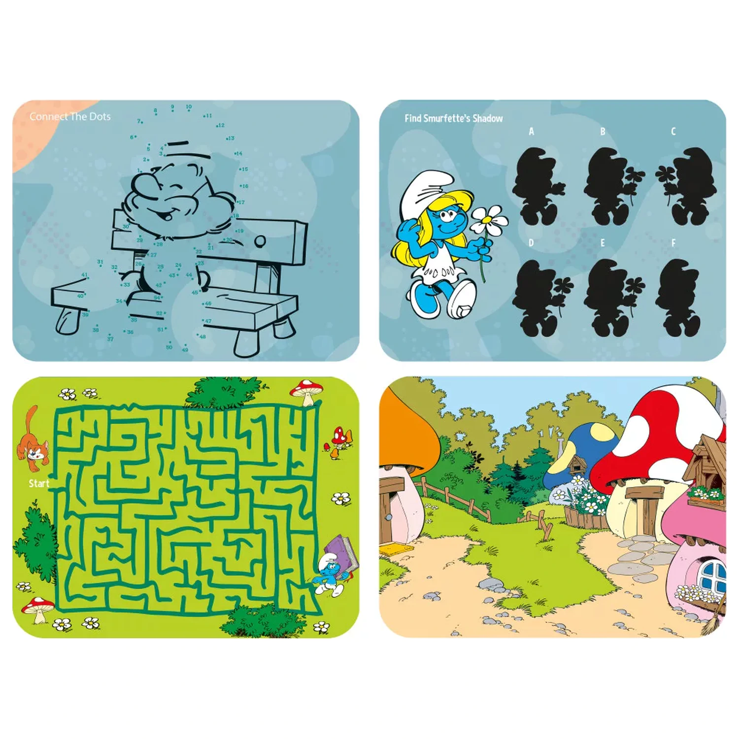 The Smurfs Happy Super Sticker Set product photo