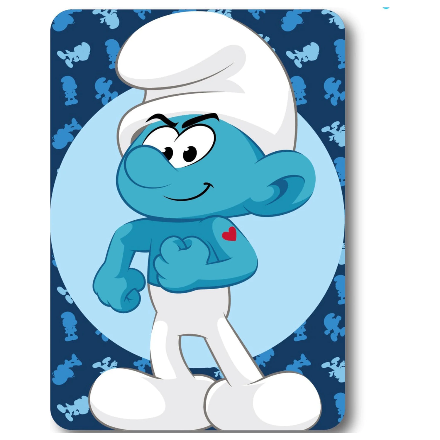 The Smurfs Hefty Smurf Fleece Blanket 100x140cm product photo