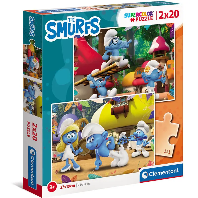 The Smurfs puzzle 2x20pcs product photo