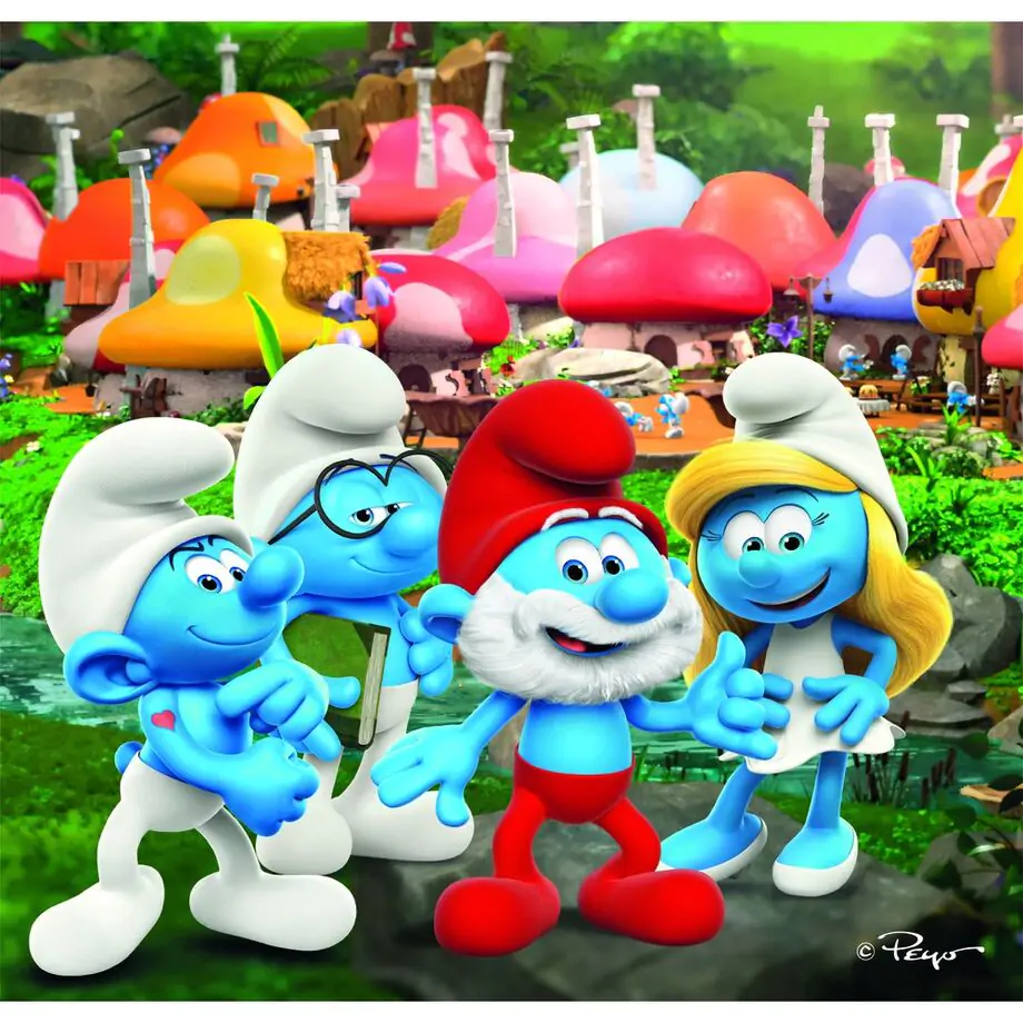 The Smurfs puzzle 3x48pcs product photo