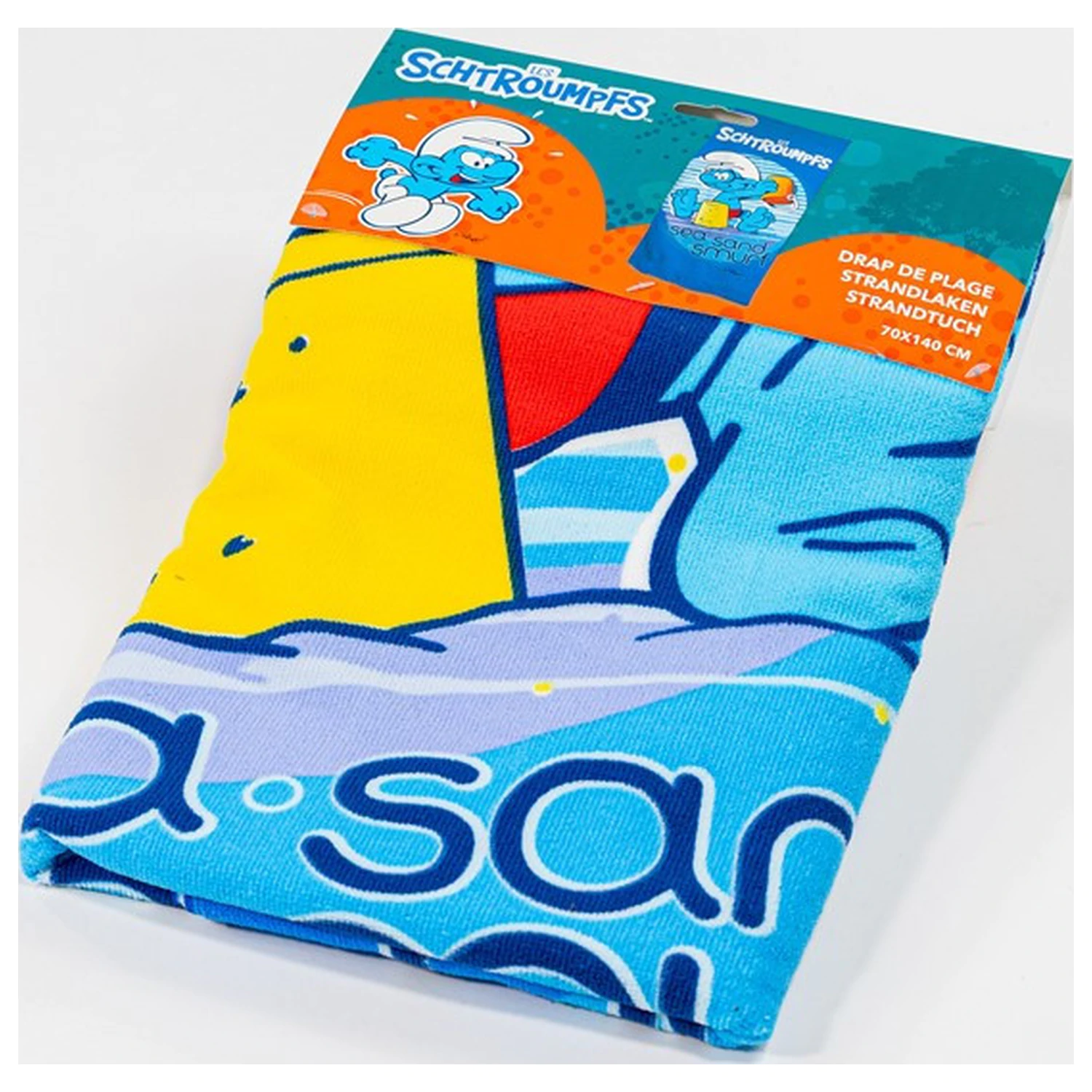 The Smurfs Sea Sand Towel 70x140cm product photo