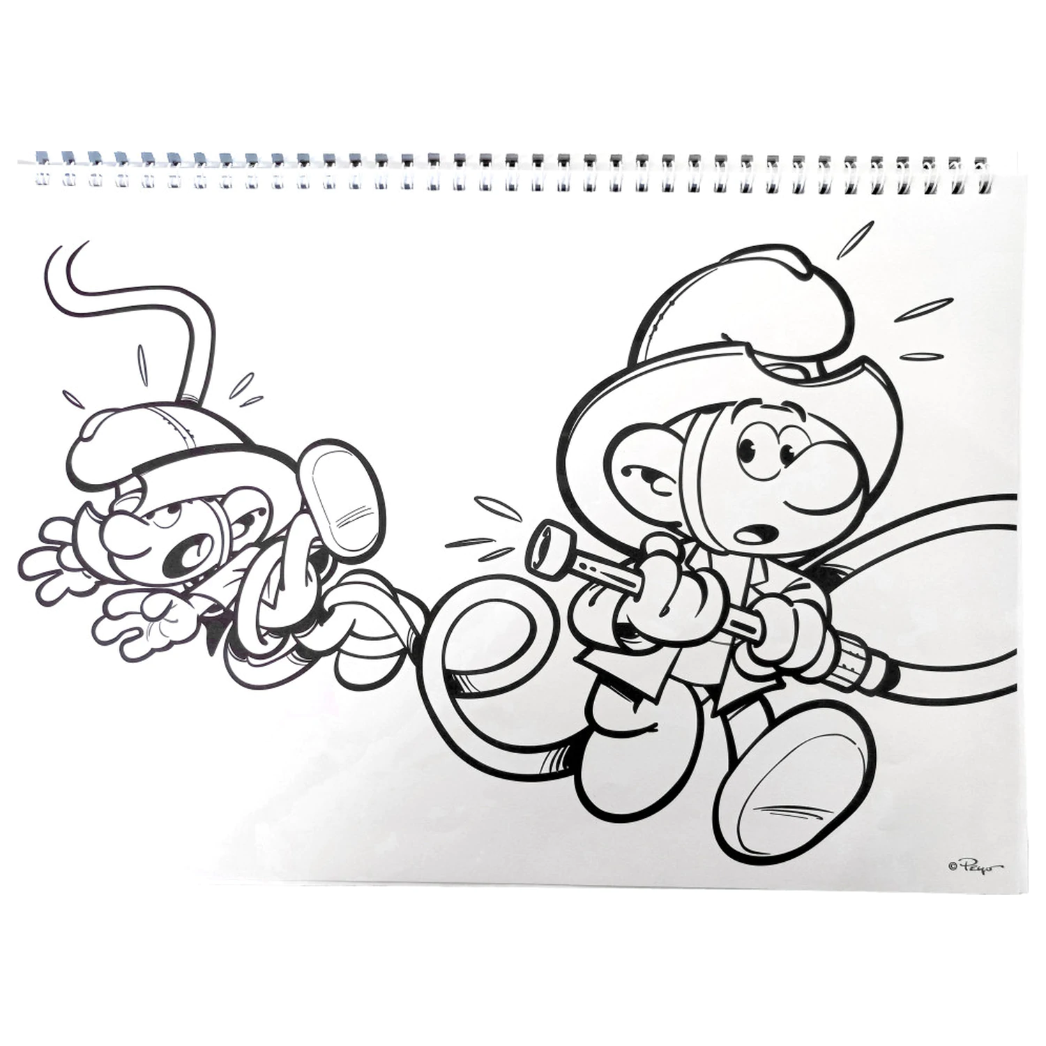 Smurfs Village A/4 Spiral Sketchbook 40 Pages with Stickers product photo