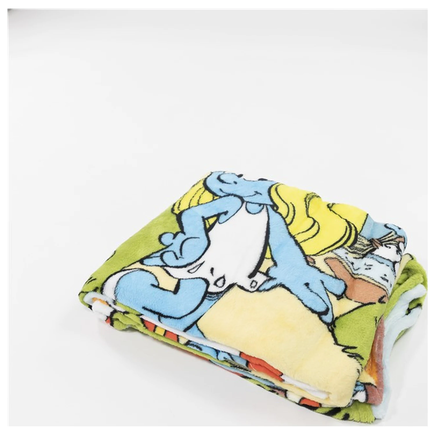 The Smurfs Village Life Flannel Blanket 110x150cm product photo