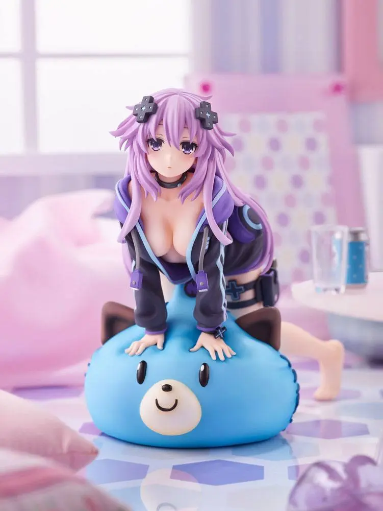 Hyperdimension Neptunia Statue 1/8 Dimension Traveler Neptune Wake Up Version 13 cm product photo