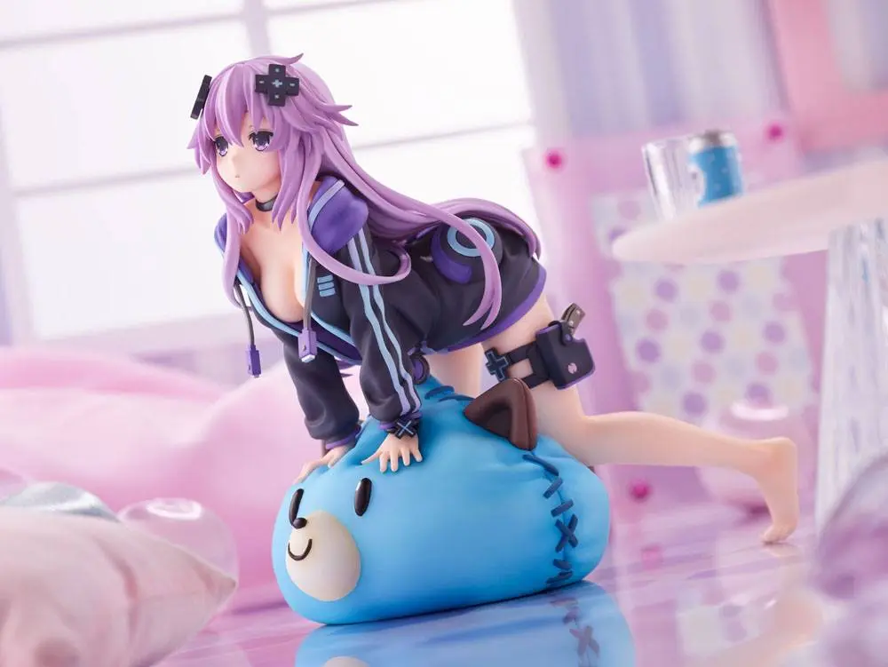 Hyperdimension Neptunia Statue 1/8 Dimension Traveler Neptune Wake Up Version 13 cm product photo