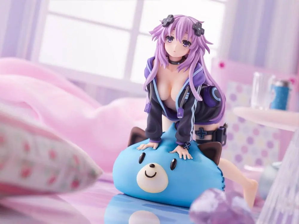 Hyperdimension Neptunia Statue 1/8 Dimension Traveler Neptune Wake Up Version 13 cm product photo