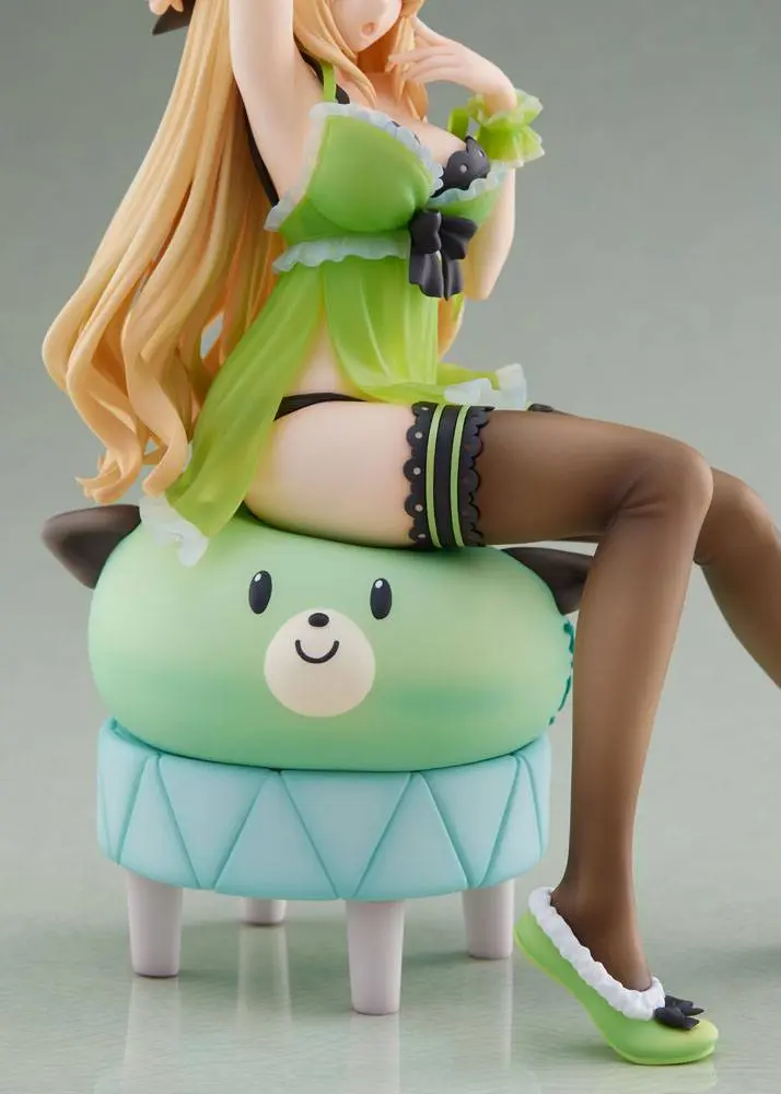 Hyperdimension Neptunia Statue 1/8 Neptunia Vert Waking Up Ver. Limited Edition 17 cm product photo