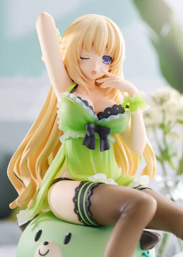 Hyperdimension Neptunia Statue 1/8 Neptunia Vert Waking Up Ver. Limited Edition 17 cm product photo