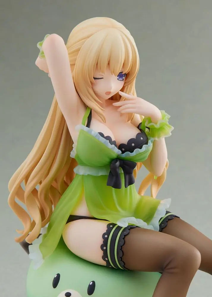 Hyperdimension Neptunia Statue 1/8 Neptunia Vert Waking Up Ver. Limited Edition 17 cm product photo