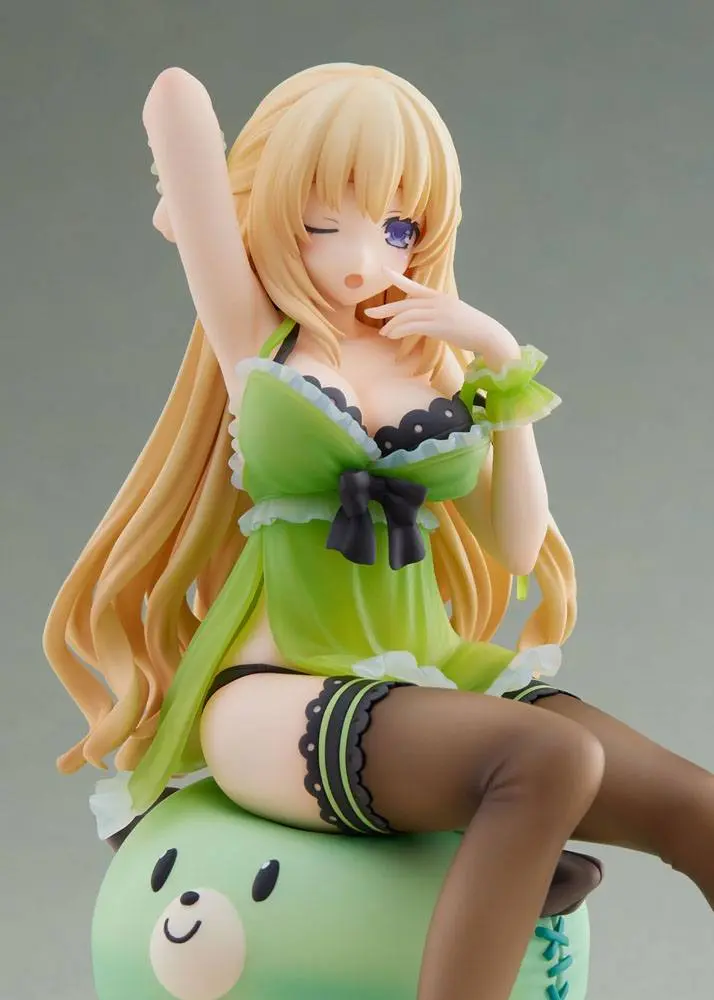 Hyperdimension Neptunia Statue 1/8 Neptunia Vert Waking Up Ver. Limited Edition 17 cm product photo