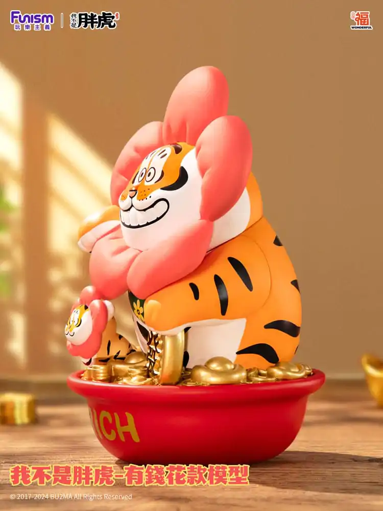 I Am Not Fat Tiger Statue 1/7 Alexander the Tiger Rich Flower 20 cm product photo