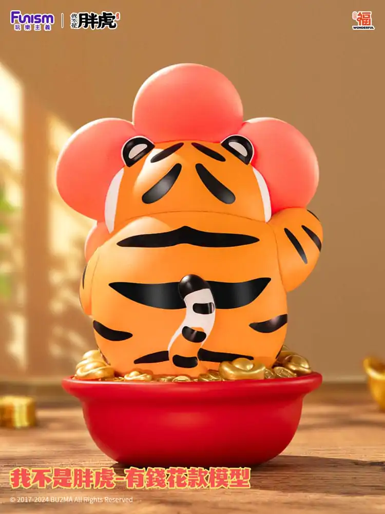 I Am Not Fat Tiger Statue 1/7 Alexander the Tiger Rich Flower 20 cm product photo