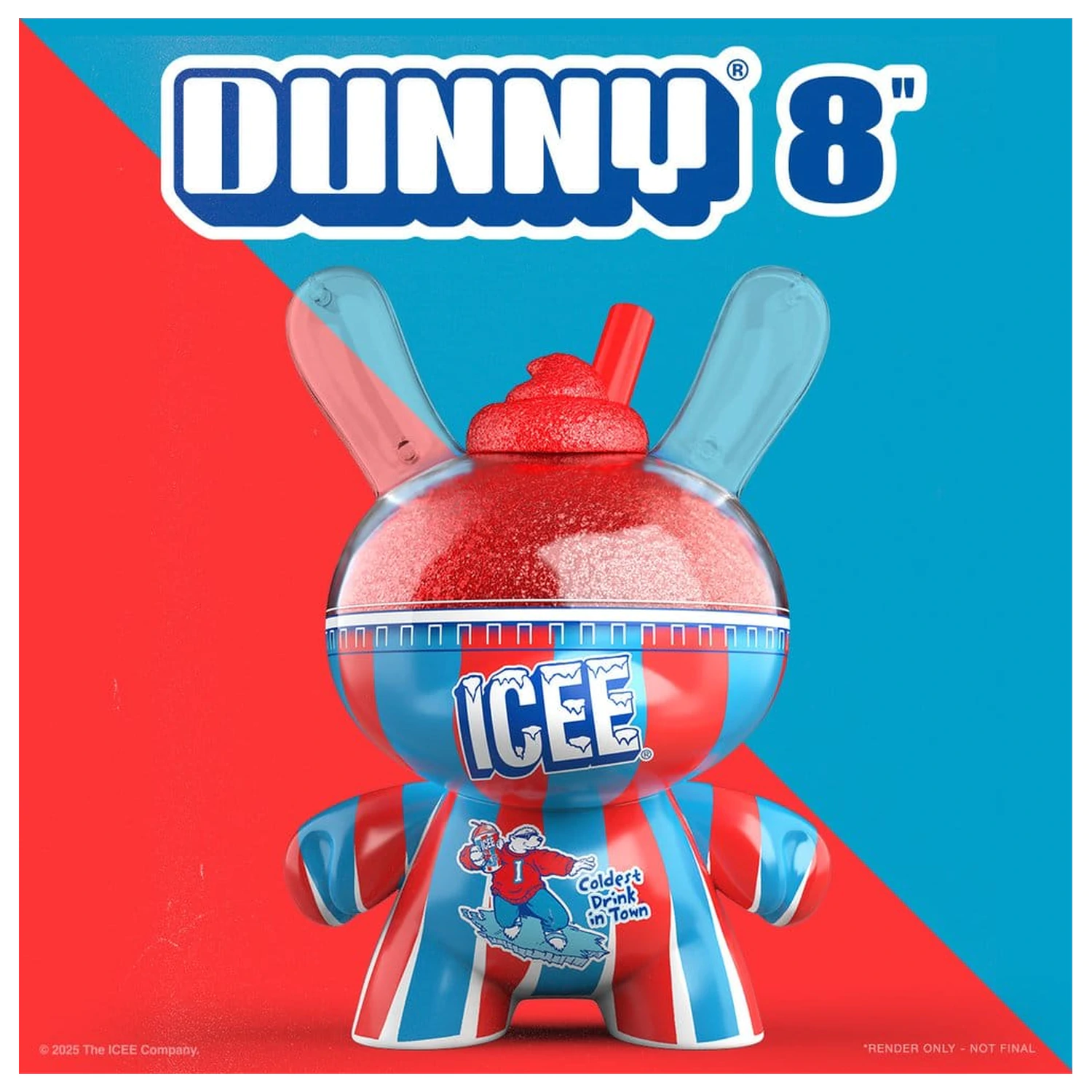 Icee Dunny Art Figure Cherry Icee 20 cm product photo