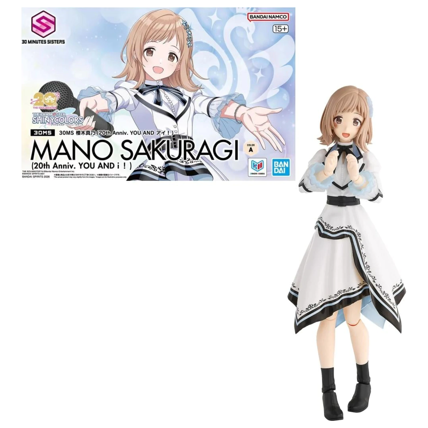 IDOLM@STER 30MS Mano Sakuragi (20th Anniv. You and I!) Model Kit product photo
