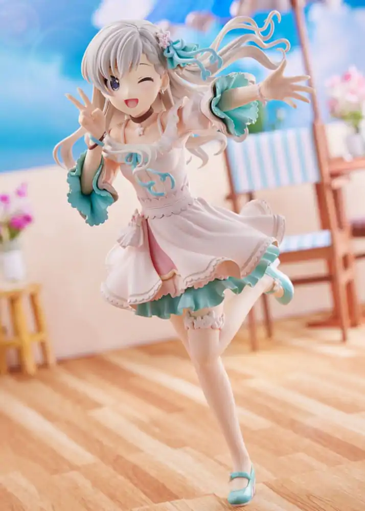Idolmaster Cinderella Girls PVC Statue 1/7 Hayate HIsakawa [O-Ku-Ri-Mo-No Sunday ! ]+ 21 cm     product photo