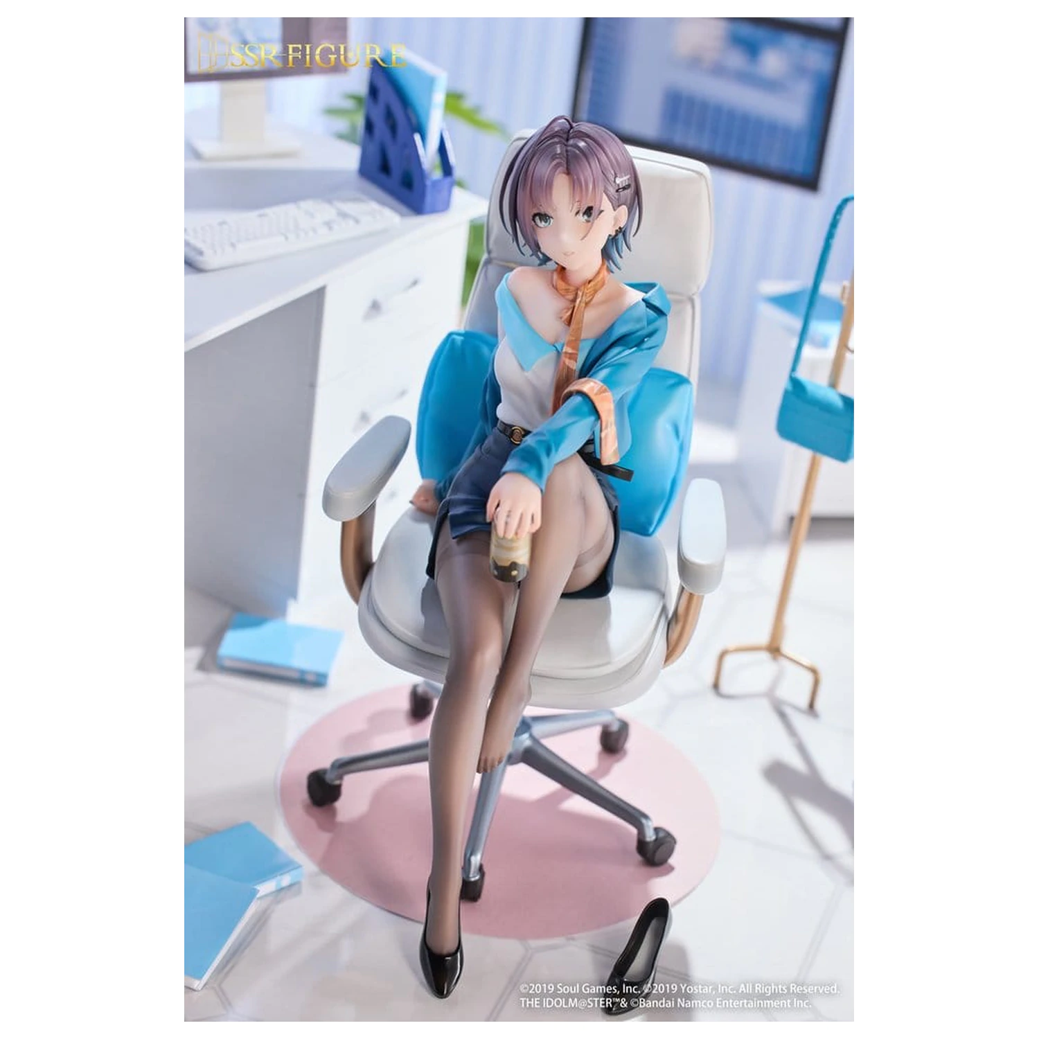 Idolmaster Shiny Colors x Mahjong Soul SSR PVC Statue 1/7 Asakura Tooru Leisurely Grace Ver. 21 cm    product photo