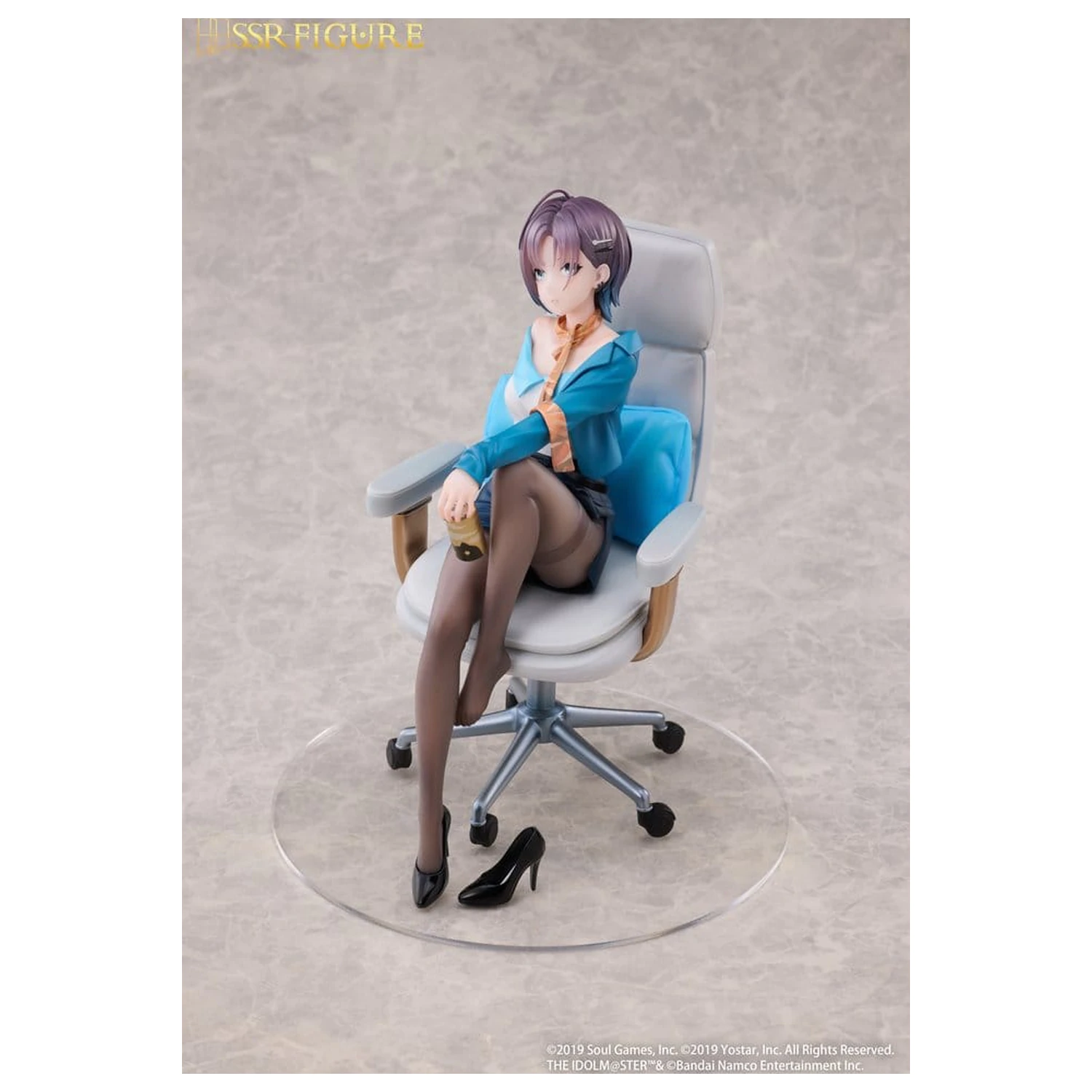 Idolmaster Shiny Colors x Mahjong Soul SSR PVC Statue 1/7 Asakura Tooru Leisurely Grace Ver. 21 cm    product photo