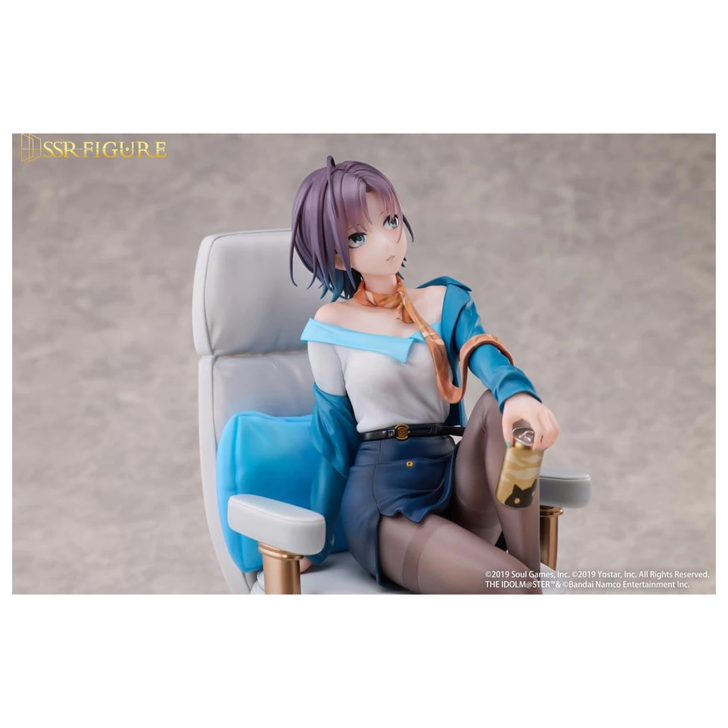 Idolmaster Shiny Colors x Mahjong Soul SSR PVC Statue 1/7 Asakura Tooru Leisurely Grace Ver. 21 cm    product photo