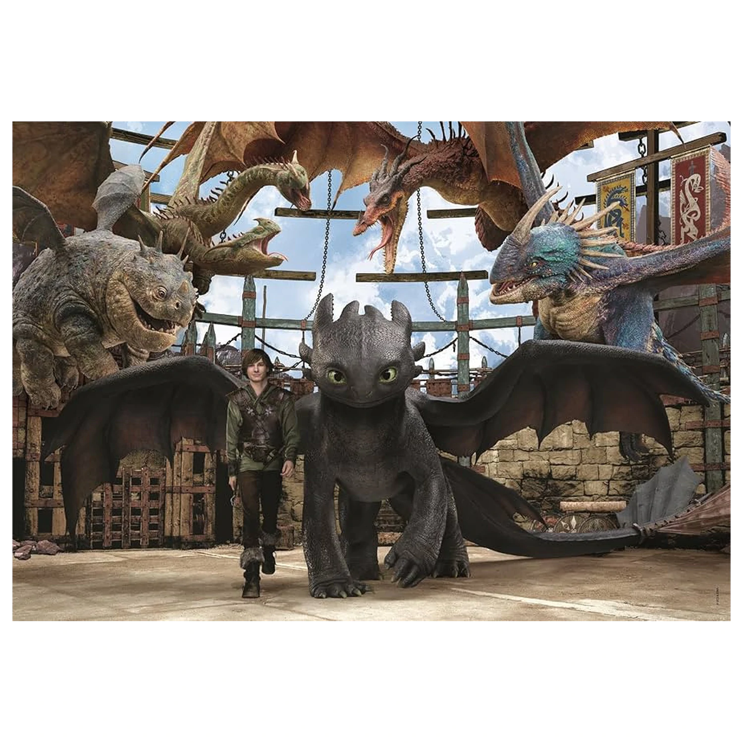 How to Train Your Dragon Arena 104-piece puzzle product photo