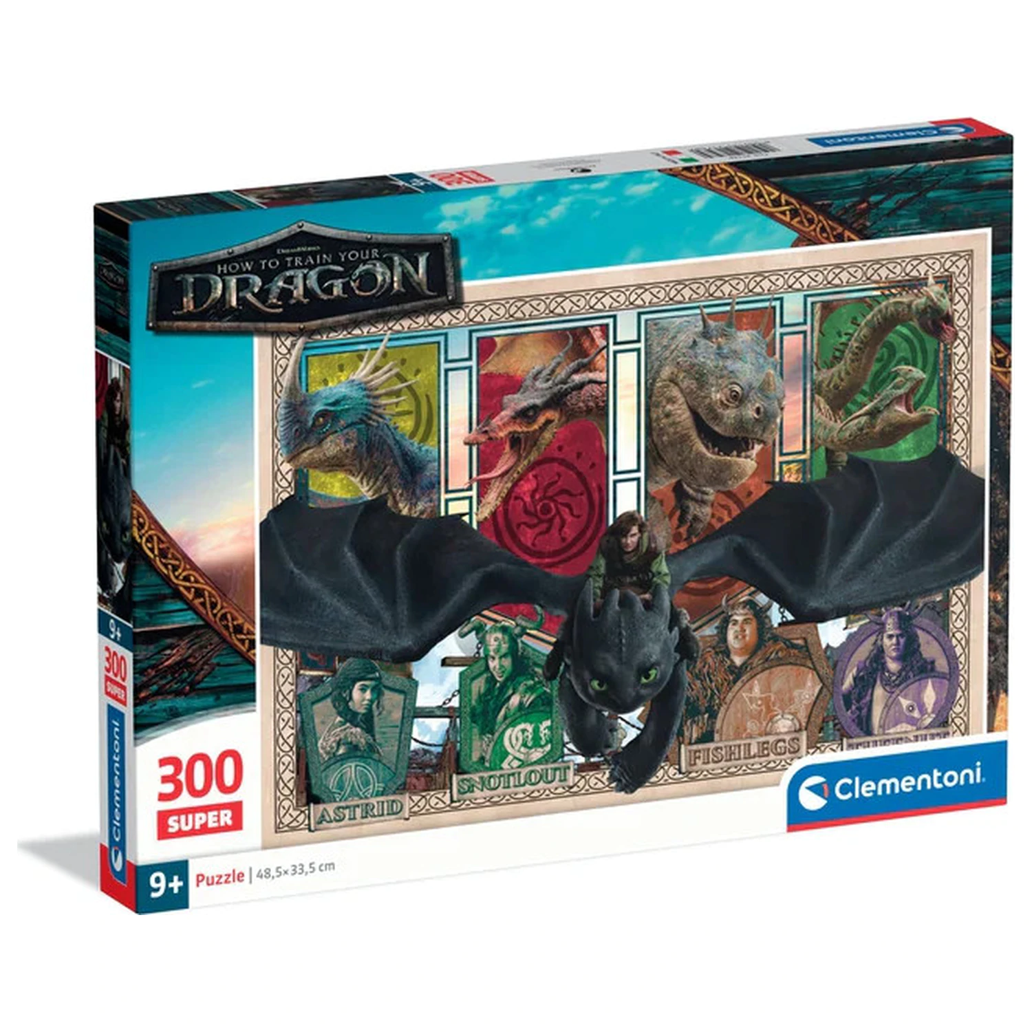 How to Train Your Dragon Mystic Skies 300 Piece Puzzle product photo