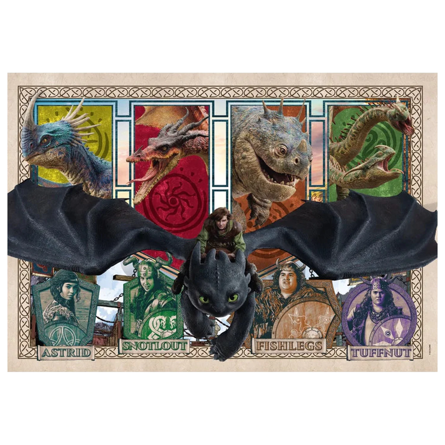 How to Train Your Dragon Mystic Skies 300 Piece Puzzle product photo