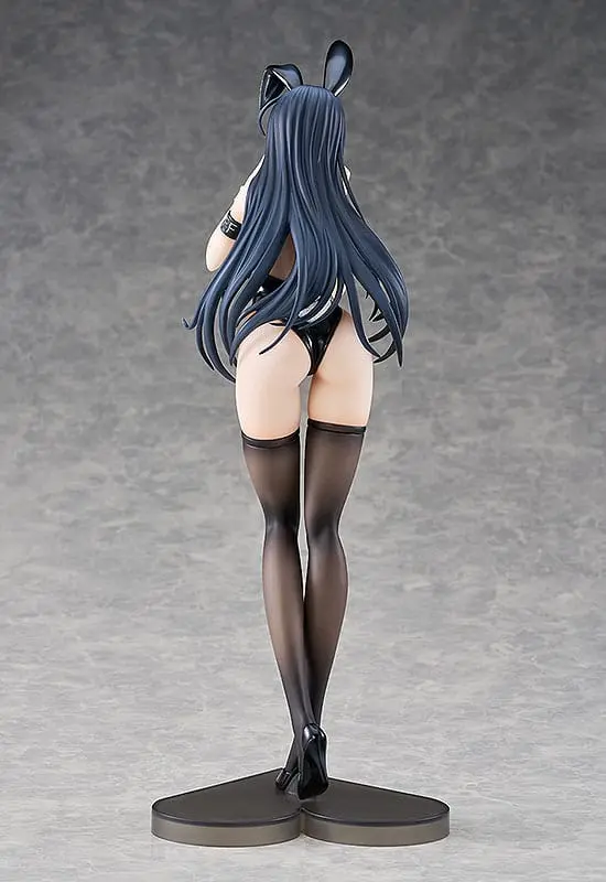 Ikomochi Original Character Statues 1/6 Black Bunny Aoi &amp; White Bunny Natsume (re-run) 30 - 31 cm product photo