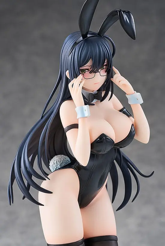 Ikomochi Original Character Statues 1/6 Black Bunny Aoi &amp; White Bunny Natsume (re-run) 30 - 31 cm product photo