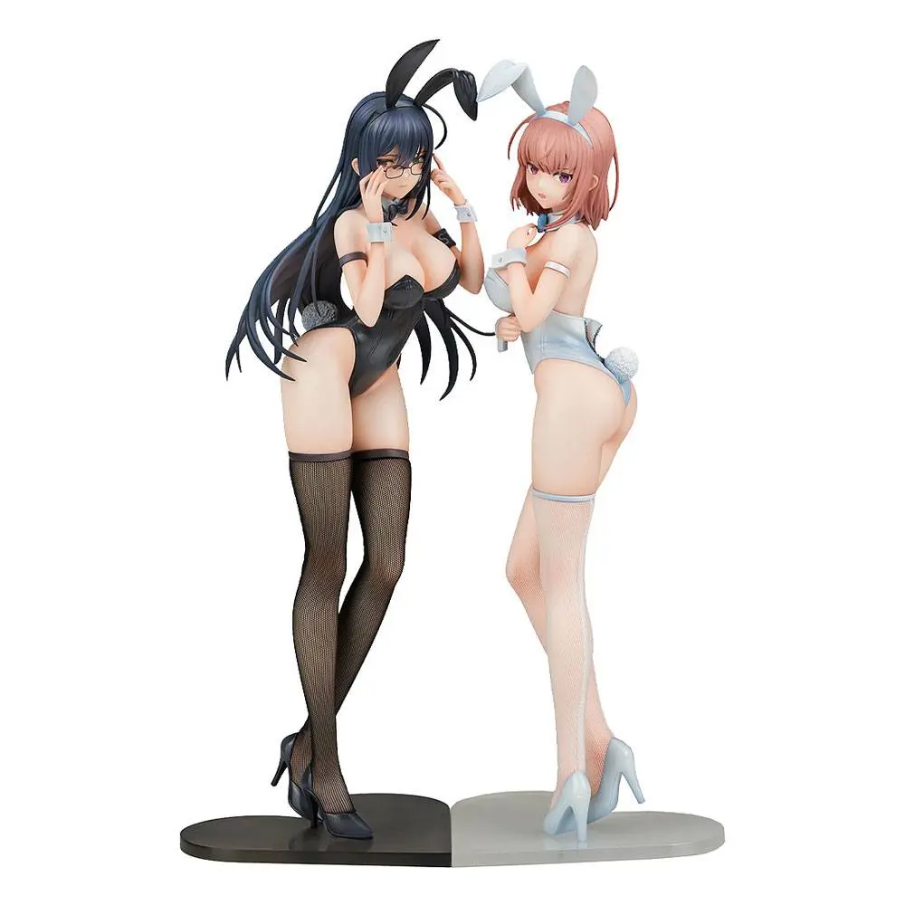 Ikomochi Original Character Statues 1/6 Black Bunny Aoi & White Bunny Natsume 30 - 31 cm termékfotó
