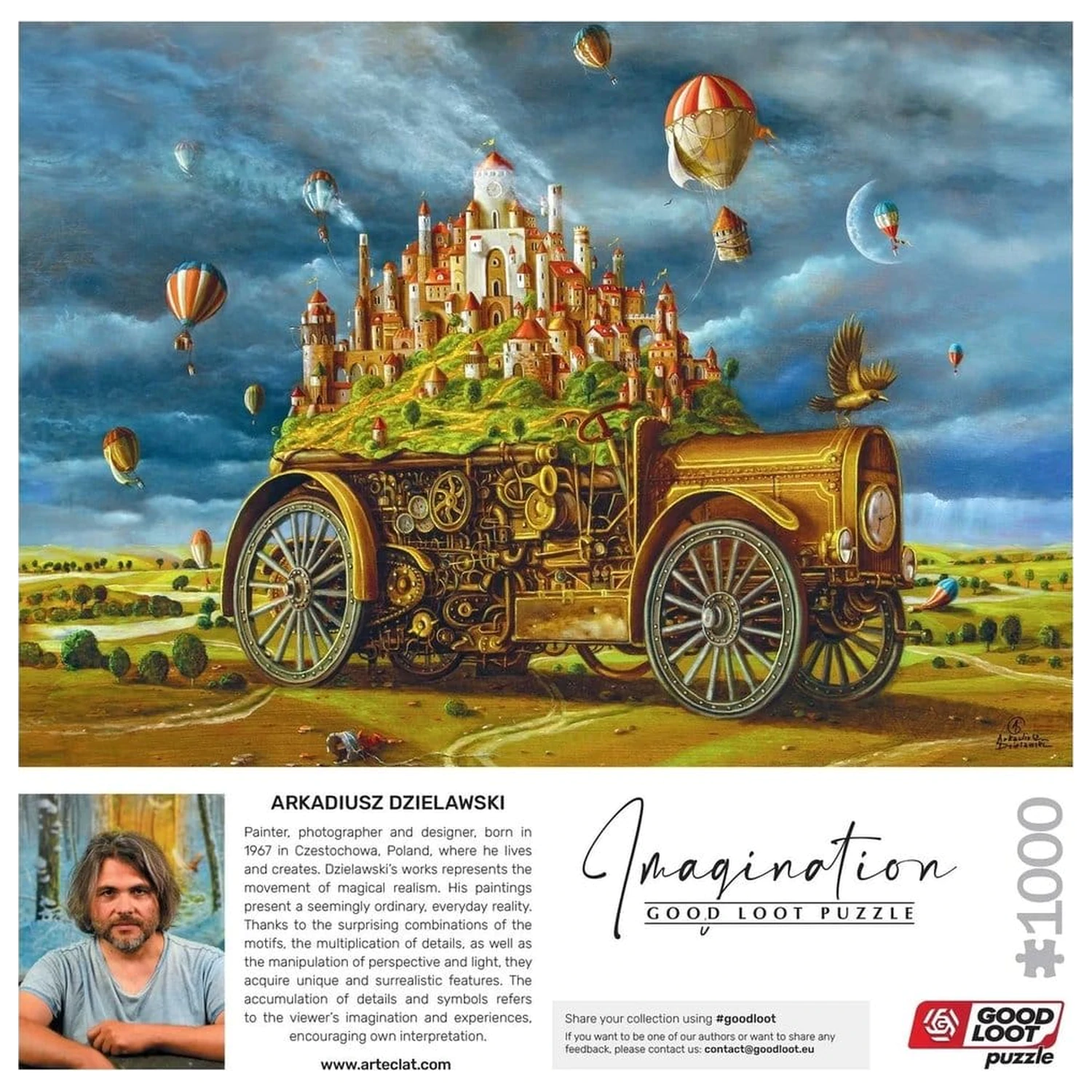 Imagination Series Puzzle Arkadiusz Dzielawski Wielka przeprowadzka (1000 pieces)  product photo