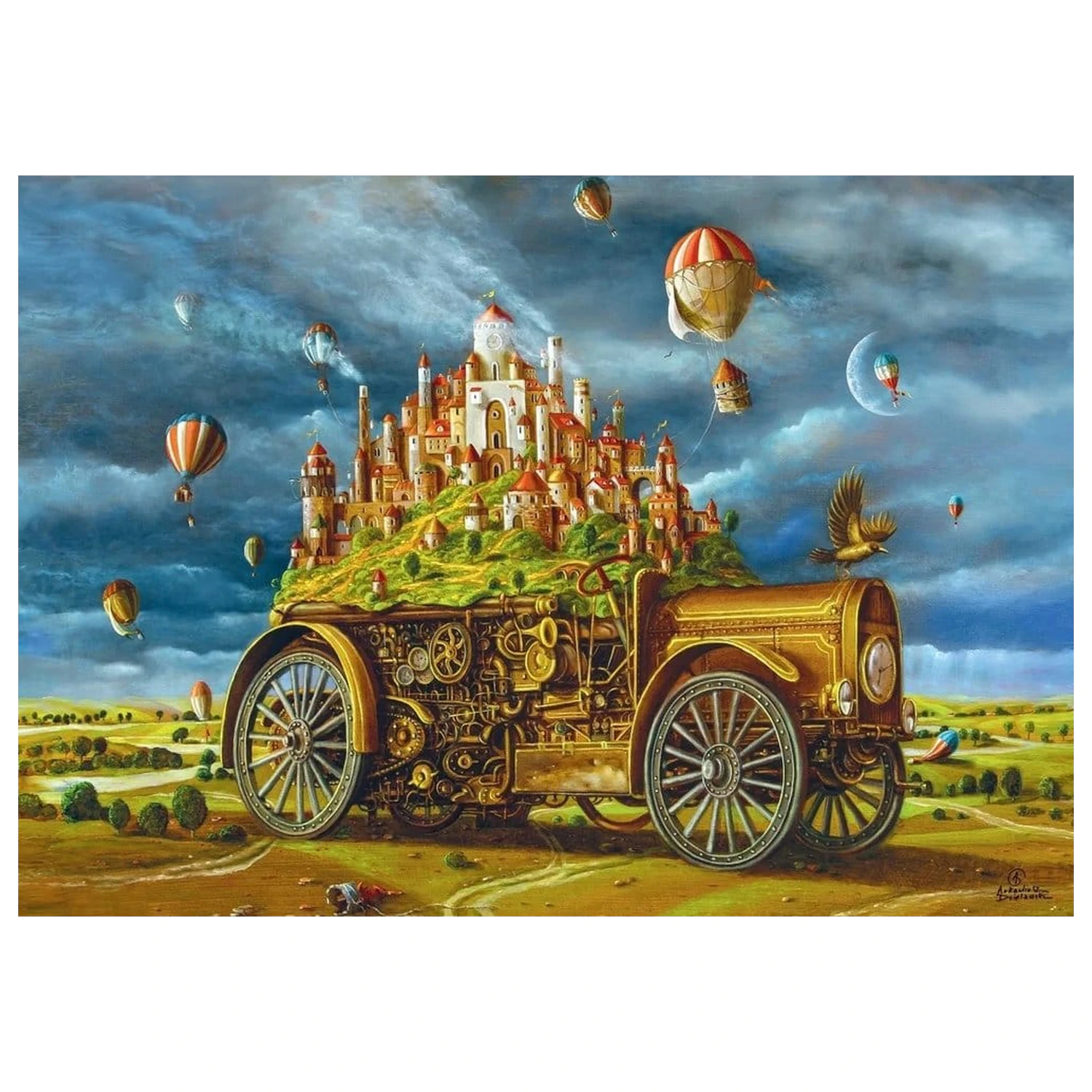 Imagination Series Puzzle Arkadiusz Dzielawski Wielka przeprowadzka (1000 pieces)  product photo