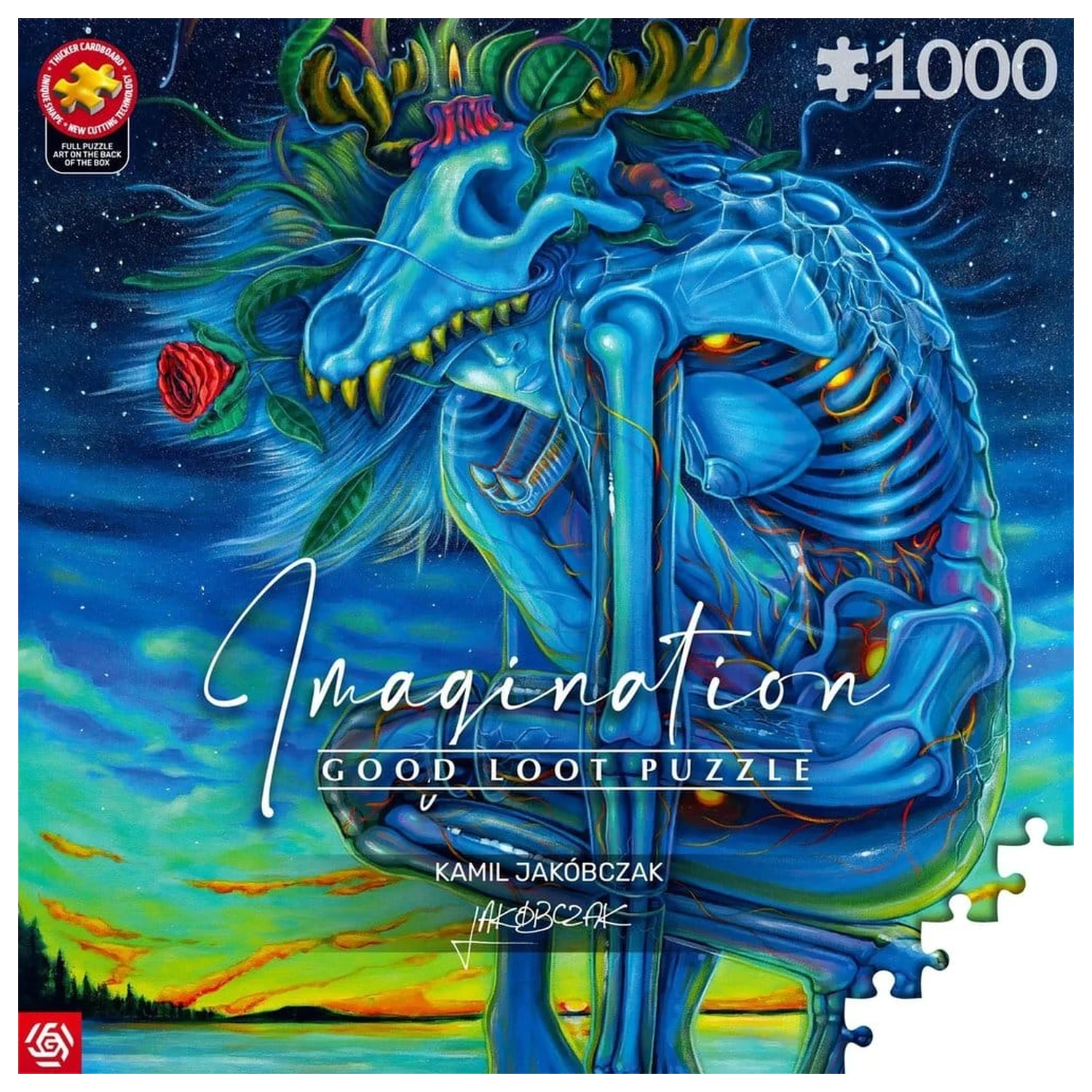 Imagination Series Puzzle Kamil Jakóbczak Bialy Wilk (1000 pieces)  product photo