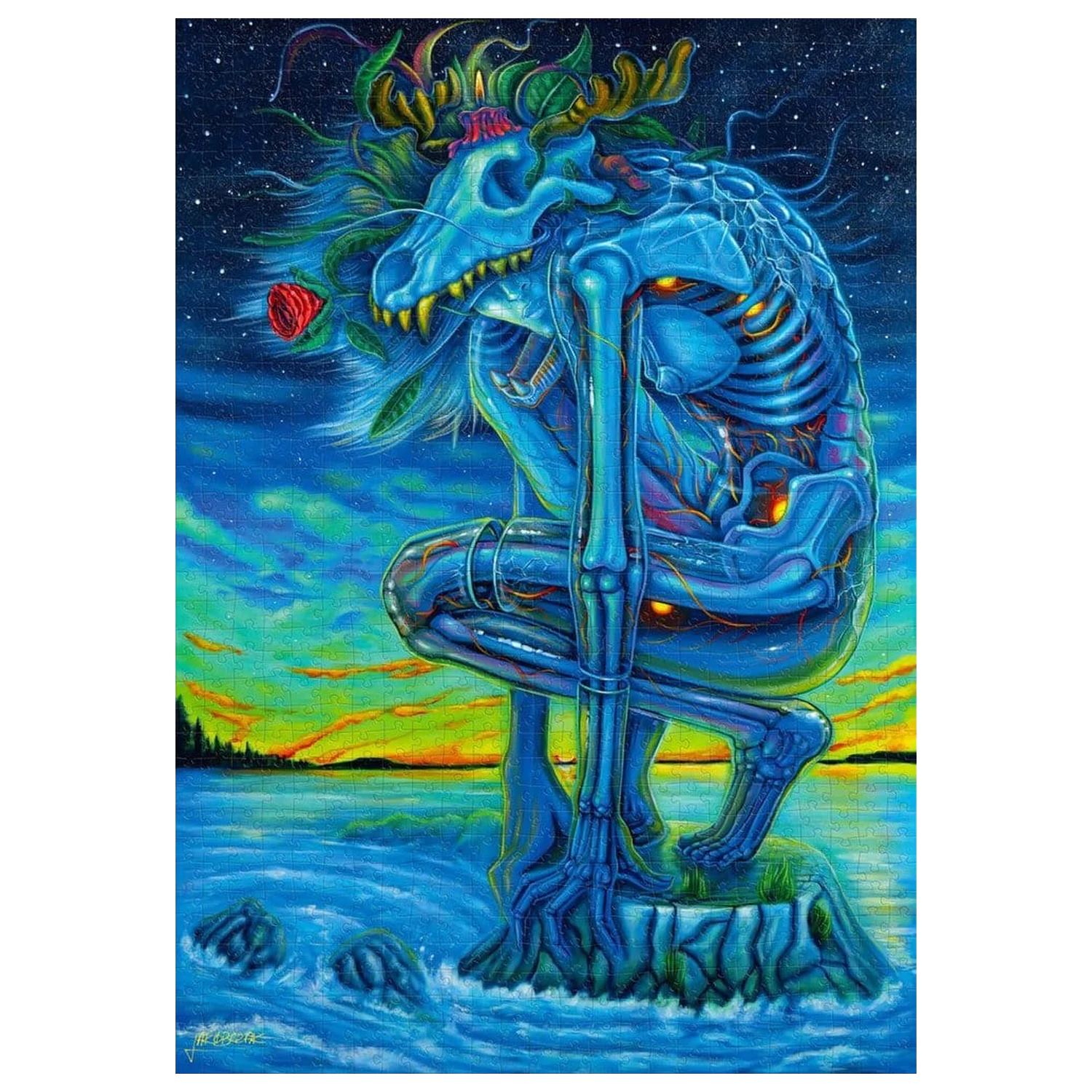 Imagination Series Puzzle Kamil Jakóbczak Bialy Wilk (1000 pieces)  product photo